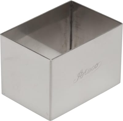 Bakvorm Rechthoekig - Koekjesvorm Metaal - Zelf Gebak Maken - Professionele Kwaliteit - 64 x 64 cm - Zilver