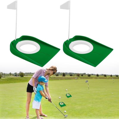 Golf Putting Cup Set met Vlaggen - Perfecte Golf Oefenhulpmiddelen voor Binnen en Buiten, Ideaal voor Thuis en Tuin