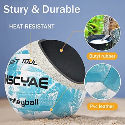 Volleyballen maat 5 - Soft touch beachvolleyballen voor binnen en buiten