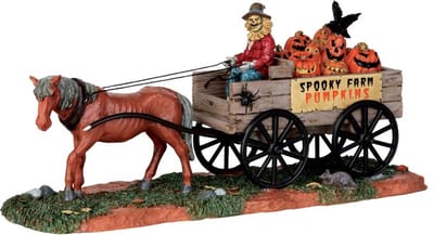 Spooky Town - Pumpkin Wagon