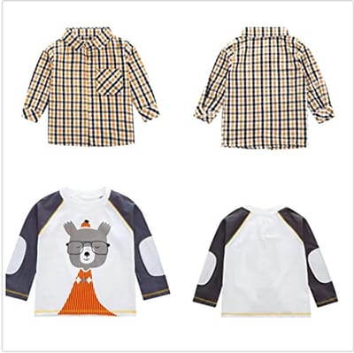 Casual 3-delig Set voor Peuters: T-shirt, Overhemd en Broek