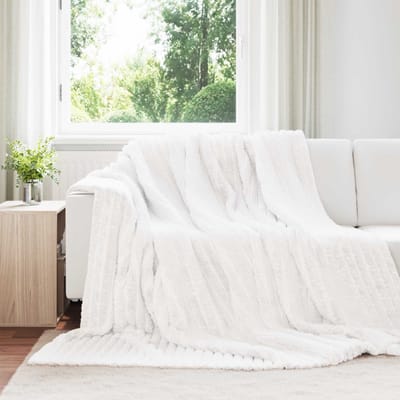 vidaXL Kleden 6 st Wit 240 x 220 cm 8.76 kg Fleece