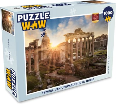 Puzzel Rome - Italië - Zon - Legpuzzel - Puzzel 1000 stukjes volwassenen