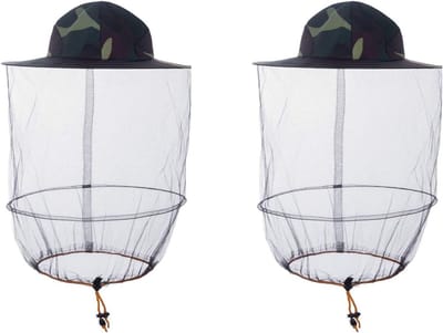 Bijenteelt Hoed - Beschermende Kleding - Imkeren Tuinieren - Lichtgewicht Opvouwbaar - 15 Inch Rand - Groen