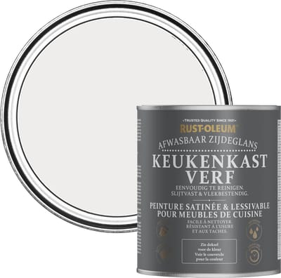 Rust-Oleum Grijs Keukenkastverf Zijdeglans - Fleur 750ml