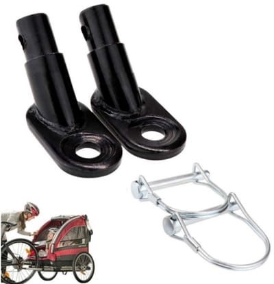 Daity 2-pack - Fietskarkoppeling - diverse fietskaraccessoires - geschikt voor elke gewone fiets of elektrische fiets - maar de maat van de koppeling moet vergeleken worden