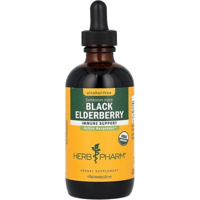 Zwarte Vlierbes, Alcoholvrij, 120 ml (4 fl oz) (828 mg per portie)