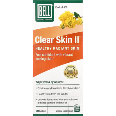 Bell Lifestyle, Clear Skin II, 90 softgels