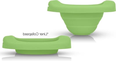 Reis Potje - Oefen Potje - Onderweg Zindelijk - Antislip Bodem - Volledige Grootte - Groen