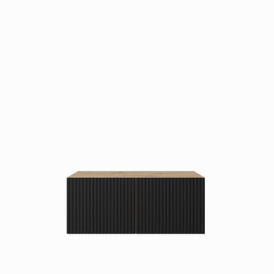 TV-kast Noe 1x100 cm (artisan + zwart)