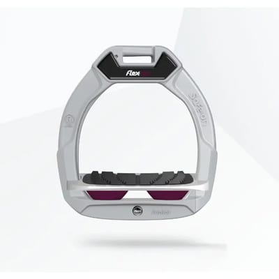Veiligheidsequesters Paardrijden Ingebogen Grip Aluminium/Grijs/Plum Kinderen Flex-On Safe-On