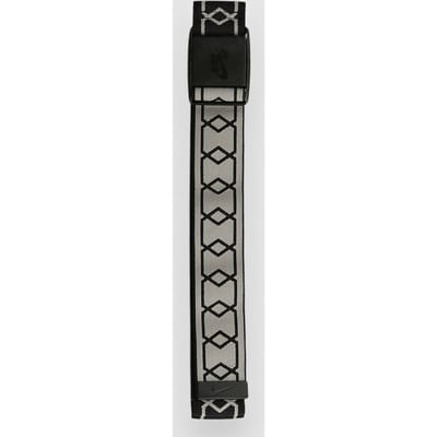 Nike Hex Jacquard Stretch Web Ultralight Riem zwart
