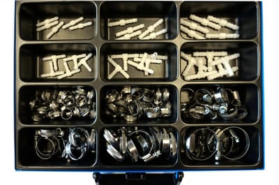 Dresselhaus Slangklemmen & Verbindingsset – 105-delig – RVS & Kunststof