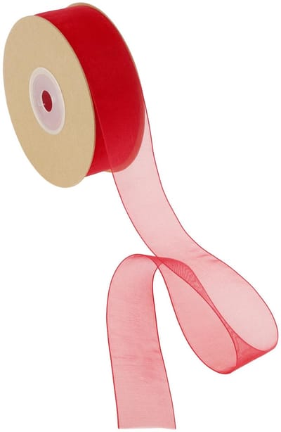 Dailygoods- Cadeaulint 22,86 m x 2,5 cm - Bruiloftdecoratie - Geschenklint - Sierlint - Creatieve projecten - Duurzaam en flexibel - Decoratielint