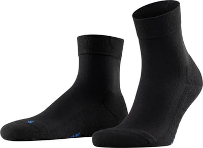 FALKE Cool Kick eenkleurig functioneel materiaal sokken unisex zwart - maat 35-36