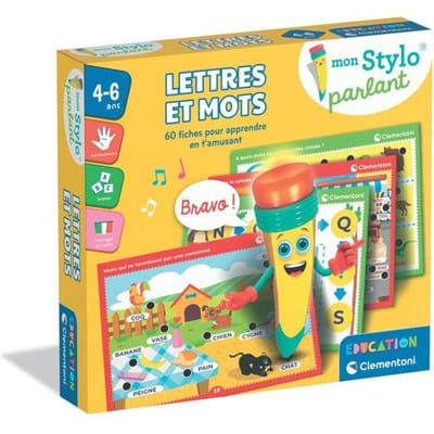 CLEMENTONI - Mijn sprekende pen - Letters en woorden - 60 activiteiten
