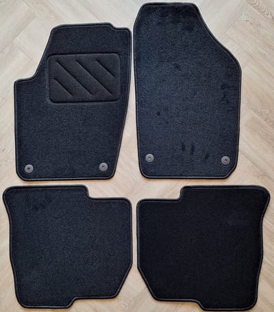 Automatten op maat Geschikt voor Volkswagen Polo 9N3 2005-2009 VW Polo Automat op maat