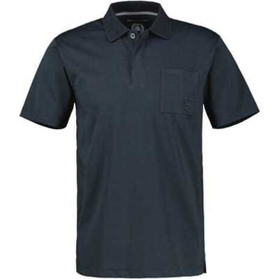 LERROS Cool & Dry-poloshirt, effen met platgebreide kraag , Maat: XL , Kleur: CLASSIC NAVY , 75% katoen, 25% polyester