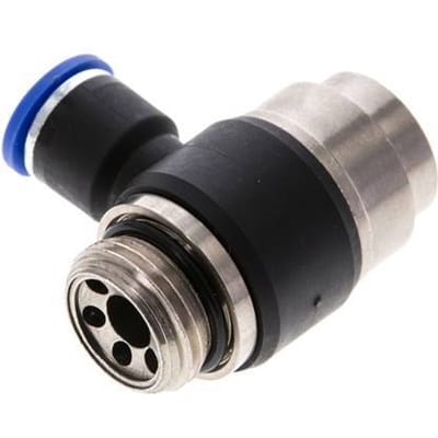 L-stuk Regelventiel 10 mm - G1/2'' Regeling-Uit Messing/Nylon Sleufschroef