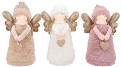 Loulou cozy sand standing angel ass 5x6x13cm - set van 3