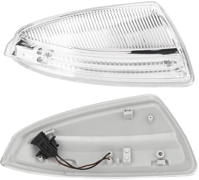 Allecto - Spiegel Richtingaanwijzer - Achteruitkijkspiegel Lamp - Eenvoudige installatie - LED Richtingaanwijzer - Geschikt voor C-Klasse W204 - 20...