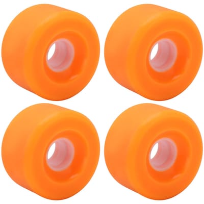 PUENTE 4pcs 70x42mm Roues de Skateboard 80A Roues de Cruiser Longboard Pièces de RechangeOrange orange