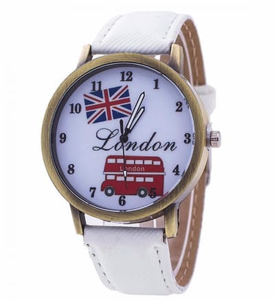 Hidzo Horloge London Ø 40 - Wit