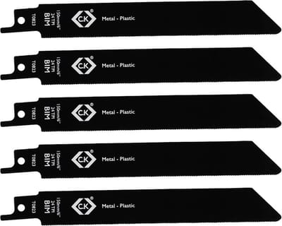 C.K T0823 Zaagzaagbladen 24 tpi, verpakking van 5 stuks Zaagbladlengte 150 mm 5 stuk(s)