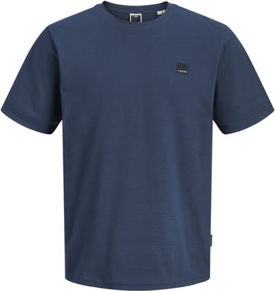 JACK & JONES PLUS - JCONEW PUFFER TEE SS CREW NECK SMU PLS - HEREN T-Shirt