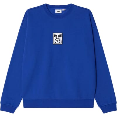 fenol Obey extra zware bemanning i fleece - verblindend blauw
