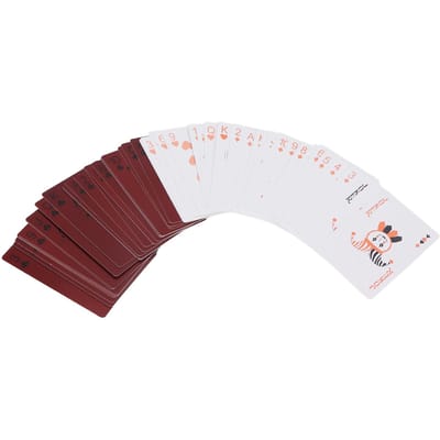 54 stuks Kleurenblindheid Correctie Pokerkaarten Interessante Rood Groen Kleur Papier Materiaal Speelkaarten voor white