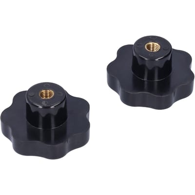 2 Stuks Stergreep Knop 7Ster Aandraaimoer Klemhandvat Machinegereedschap Accessoires M12 x 80