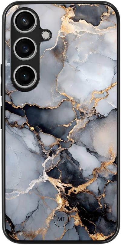 Hoesje geschikt voor Samsung Galaxy A35 5G - Marble mist - TPU Hard Case Backcover - Grijs - Mooie Telefoonhoesjes