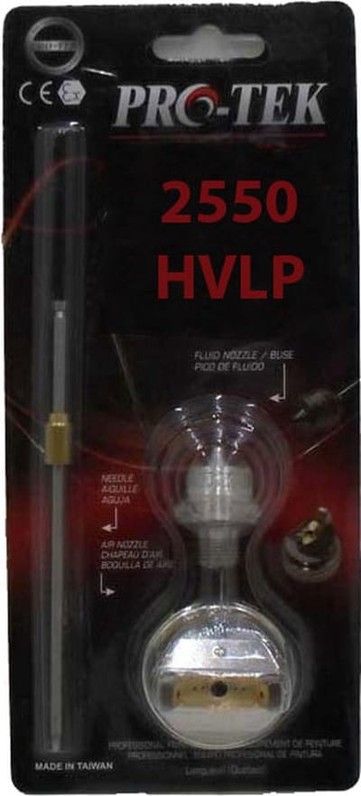 PRO-TEK Servicekit voor PRO-TEK 2550 HVLP MINI Verfspuitpistool - 0,8mm
