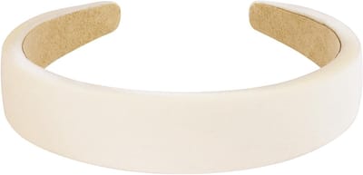 Stijlvolle Brede Gevoerde Haarbanden voor Dames, Gewatteerde Haaraccessoires, Perfect voor Feestjes en Casual Gebruik (Wit)