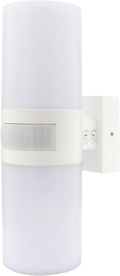 Krachtige LED Buitenlamp met Bewegingsmelder en Schemersensor - 20W, 1900 Lumen, IP65
