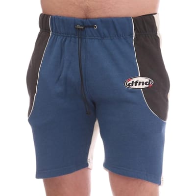 DFND London Sportieve herenshort met contrasterende details (Blauw)