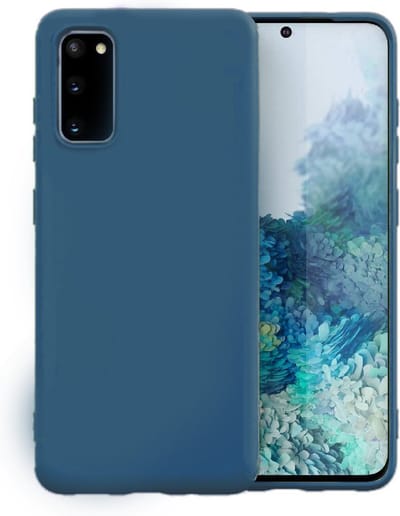 ShieldCase Hoesje geschikt voor Samsung Galaxy S20 Hoesje siliconen - blauw - Duurzaam Telefoonhoesje - Stijlvol en Flexibel Design - Hoogwaardig materiaal