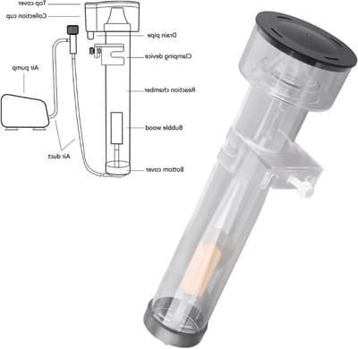 Efficiënte Proteïne Skimmer voor Aquaria - Olieverwijdering, Luchtregeling en Accessoires voor Gezond Water