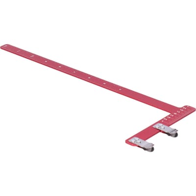 Boogschieten Aluminiumlegering Liniaal L-vormig Boog Meetgereedschap voor Recurve Compound BoogRood rood