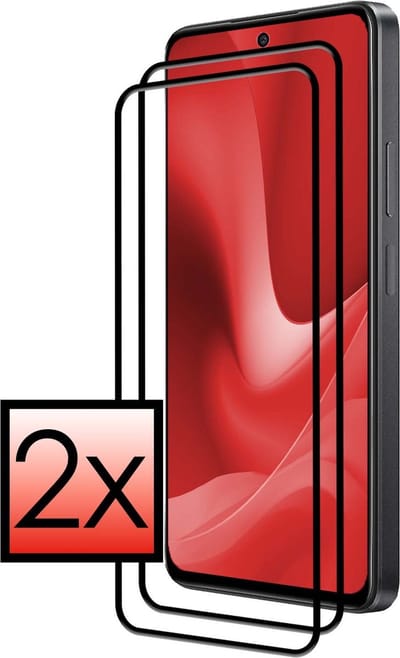 Screenprotector - 2 Stuks - Geschikt voor OPPO A79 - Full Cover - Beschermglas - Gehard Glas - Tempered Glass - Screen Protector