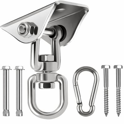 Plafondhaak - Ophangen bokszak schommel en hangstoel - Ophangsysteem - Ophanghaak - Plafondbeugel - RVS – 500kg tilgewicht