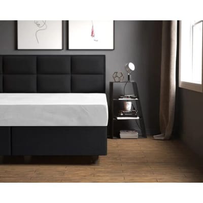 Sleeptime Hoeslaken Velvet Wit - 90 x 200 cm + 30 cm hoekhoogte