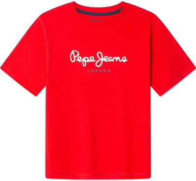 Pepe Jeans New Art T-shirt Met Korte Mouwen Rood 10 Years Jongen