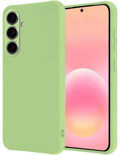 Hoesje - Geschikt voor Samsung Galaxy A57 - Sterk & Shockproof - Hoes Cover - Siliconen Case - Groen