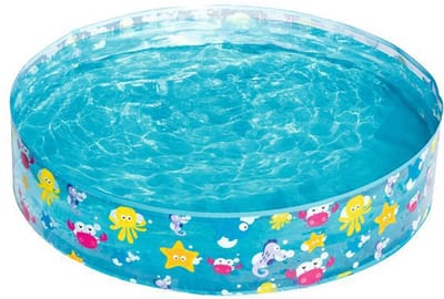 zwembaden - zwembad rond - Opzetzwembaden - Opzetzwembad - Opblaasbare zwembaden - Swim Center Family Lounge Pool - Opzetbad - Zwembad voor Kinderen - 122×25CM
