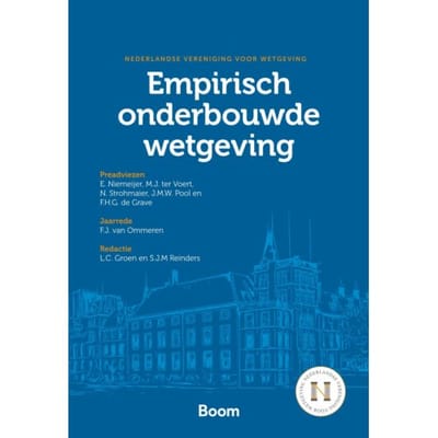 Empirisch Onderbouwde Wetgeving - Preadviezen Nvvw - E. Niemeijer