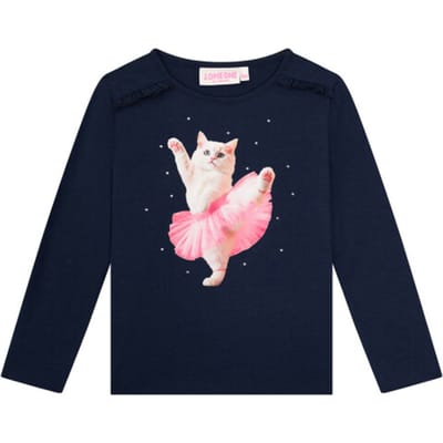 Someone PETRA-SG-03-D Meisjes T-shirt - NAVY