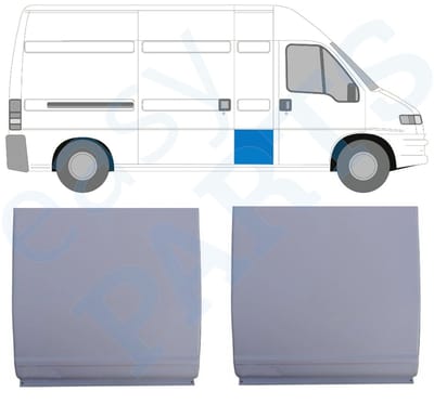 Reparatiepaneel set voor Fiat Ducato 1994-2006 / Links = Rechts (symmetrisch)