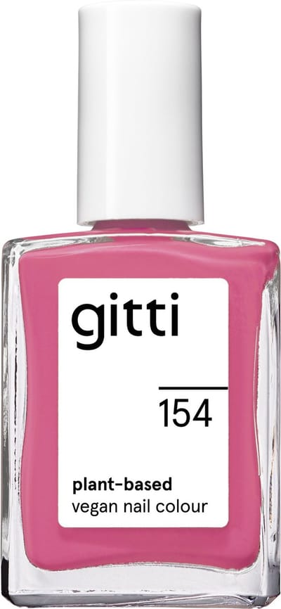 Gitti No. 154 - Aurora Pink - nagellak - minimaal 82% natuurlijk - 23 vrij - manicure - blijft 7 dagen zitten